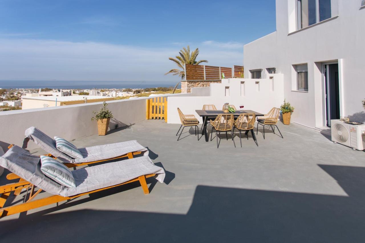 Amer Villa Santorini With Outdoor Hot Tub Vóthon Exterior foto