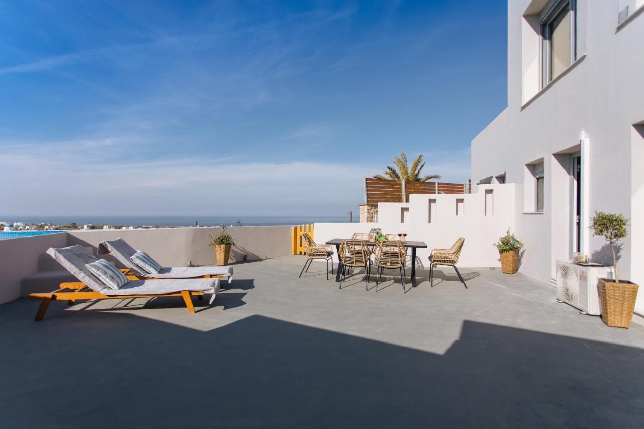 Amer Villa Santorini With Outdoor Hot Tub Vóthon Exterior foto